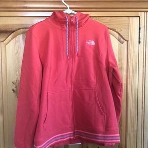 Ladies North Face zipped sweatshirt